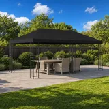 vidaXL Pavillon-Blendenbezug 6 x 3 m Schwarz