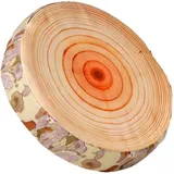 Imtrub Runde Fruchtkissen Obstkissen, lustiges Gefüllte Wurfkissen Frucht-Kissen Bodenkissen Stuhlkissen Tatami für Zuhause, Kindercouch, Klassenzimmer, 39 cm