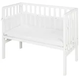 roba Beistellbett safe asleep® 2 in 1 inkl. Matratze + Barriere