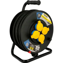 Wolfpack Extensible Industrial 50 metros Protección Ip44 Con Tapas