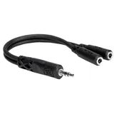 Hosa YMM-232 Kopfhörer Y-Kabel-Adapter mini TRS auf 2x mini TRSF
