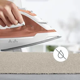 Tefal Virtuo 30 FV2C40 pastellorange/weiß