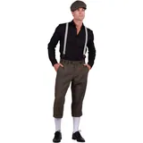 Thetru Herren Kostüm 20er Jahre Hose Karneval Fasching braun Gr. 48