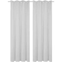 HOMEbasics Ösenschal Softy, Grau, Textil, Uni, 140x225 cm, Leinenoptik, Wohntextilien, Gardinen & Vorhänge, Fertiggardinen, Ösenschals