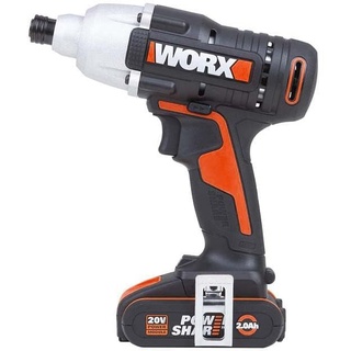 Worx WX291 Akku-Schlagschrauber 20V – Leistungsstarker Akkuschrauber zum Schrauben – max. Drehmoment 170Nm – kompakt & leicht – Mit LED-Licht – Mit 20V 2,0Ah Akku & Ladegerät