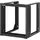 Intellinet Network Solutions Wandschrank 19" Open Frame 2 Stangen Flat Pack 9U Schwarz