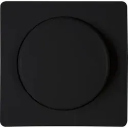 Kopp 333750188 PARIS - Abdeckung für Druck-Wechseldimmer, Farbe: mattschwarz