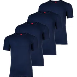 s.Oliver Damen, Shirt, T-Shirt Casual Figurbetont, Blau, XL