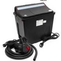 Wiltec Sunsun Brunnen - Gartenteich, CBF-200T Filteranlage komplett mit