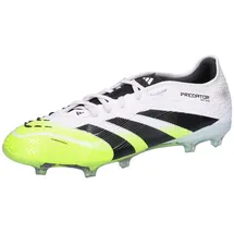 adidas PREDATOR PRO FG - Ftwr White/Core Black/Lemon / 48