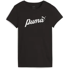 Puma Unisex ESS+ Blossom T-Shirt, Puma Schwarz, S