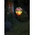 NORTHPOINT Laterne Kunststoff/Metall 19x58x19 cm Solar 1 Stück Mehrfarbig
