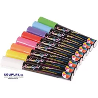 Eduplay 240201 Flüssigkreide Stifte, Mehrfarbig, 8-teilig (1 Set)