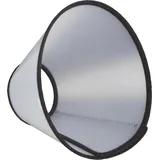 Trixie Schutzkragen grau/transparent S 25–32 cm/12 cm