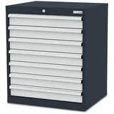 Simplaflex Schubladenschrank, BxHxT: 70 x 82 x 57,5 cm - grau
