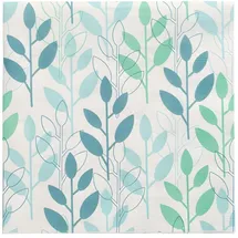 Papstar Servietten, 3-lagig 1/4-Falz 33 cm x 33 cm blau Branches