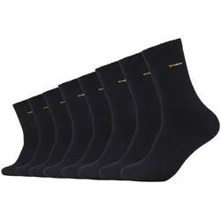8er Pack camano Online Tennissocken aus Baumwolle 0005 - black 39-42