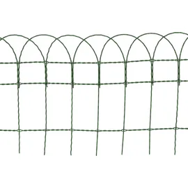 Floraworld Ziergitterzaun 10 m x 65 cm Moosgrün