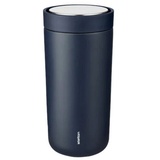 Stelton To Go Click Thermobecher 200 ml marineblau aus doppelschichtigem Stahl