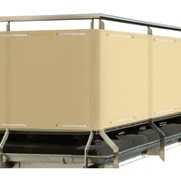 Sol Royal Balkonverkleidung 90 x 500 cm Creme Polyethylen