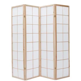 miliboo Japanischer Paravent Ikuyo, Holz und Papier