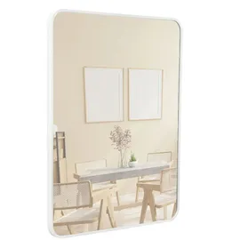 Terra Home Wandspiegel 60x80 Weiß Metallrahmen
