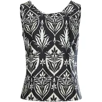 Top Wilma Green Cotton schwarz, 40