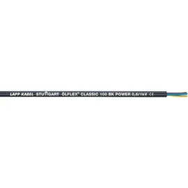 Lapp ÖLFLEX® CLASSIC 100 BK POWER Steuerleitung 4G 1.50mm2 Schwarz 1120464/500