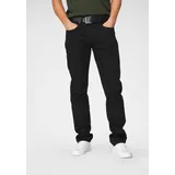 Levi's 502 Jeans Tapered Fit in schwarzem Nightshine W30 / L30