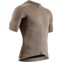 X-Bionic Fahrrad-Shirt Xceed Ride Jersey (Front-Reißverschluss, angenehmes Tragegefühl) sand/beige Herren