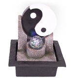NATIV Zimmerbrunnen mit LED-Beleuchtung, Dekobrunnen “Yin Yang” für die Wohnung
