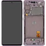 FARO Original Samsung Amoled Display Bildschirm für Samsung Galaxy S20 FE 4G G780F Rahmen cloud lavender GH82-24219C (Galaxy S20 FE), Mobilgerät Ersatzteile, Violett