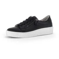 Gabor Damen, Low-Top Sneaker, Frauen Halbschuhe,schnürschuhe,schnürer,straßenschuhe,Strassenschuhe,Sportschuhe,schwarz (Ice),40 EU / 6.5 UK - 40 EU