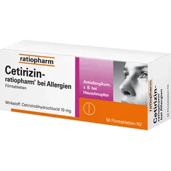 Cetirizin ratiopharm bei Allergien