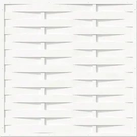 Tetzner & Jentzsch Lamellenzaun Lightline 180 x 180 cm weiß