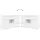 vidaXL Sideboard 100 x 30 x 65,6 cm Weiß