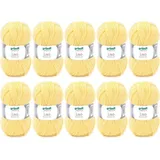 besuche den gründl-store Strickgarn Gelb 50 g 10 St.