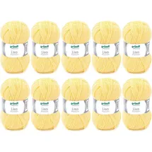 besuche den gründl-store Strickgarn Gelb 50 g 10 St.
