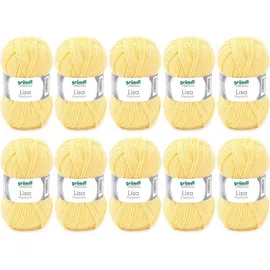 besuche den gründl-store Strickgarn Gelb 50 g 10 St.