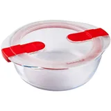 Pyrex FC361 Koch- und Aufwärmschale mit Deckel aus Kunststoff und Glas