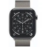 Apple Watch Series 11 GPS + Cellular 46mm Natural Titanium Milanese Loop natural M/L