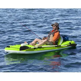 BESTWAY 65097 Reisen/Erholung Aufblasbares Boot Schwarz, grün PVC, 1 Person(en) 150 kg