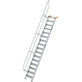 Günzburger Treppe 60° inkl. einen Handlauf, 600mm Stufenbreite, 16 Stufen