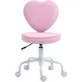 Homcom Drehstuhl Rosa