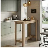 Stella Trading Bartisch Modesto 115 x 103 x 50 cm Braun