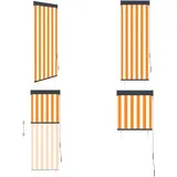 Außenrollo 60 x 250 cm Weiß und Orange - Außenrollo - Außenrollos - Home & Living - Orange