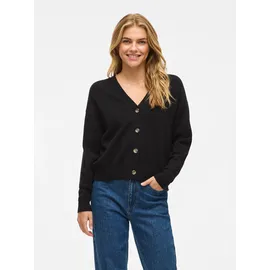 VILA Viril V-Neck Knit Cardigan Schwarz XS