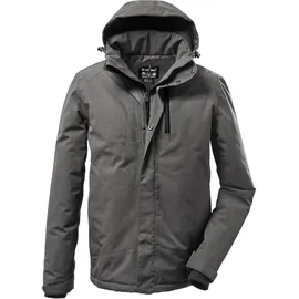 KILLTEC Herren Funktionsjacke mit abzippbarer Kapuze KOW 161 MN JCKT, graumelange, XL,