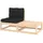 vidaXL Garten-Lounge-Set 2-tlg. grau/silber
