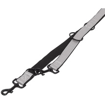 Nobby Führleine Classic Reflect Soft, gau/schwarz L: 200 cm, B: 10 mm, 1 Stück